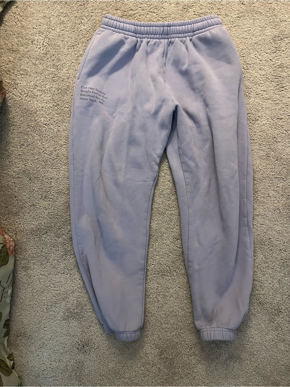 Call Her Daddy Blue Cozy Sweatpants - Light Blue Lounge Joggers